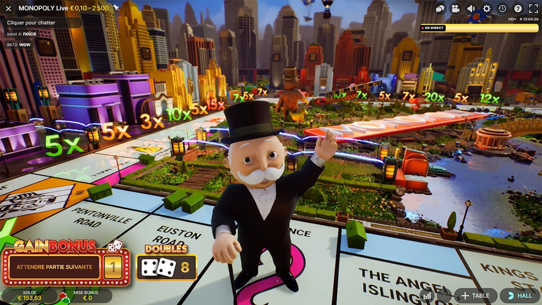 Monopoly Live - العب مباشرة في هذه اللعبة التلفزيونية الرسمية 